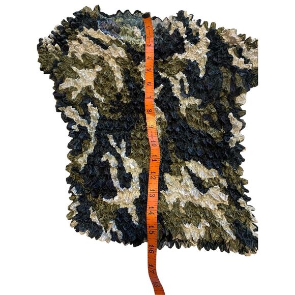 Vintage 90s Popcorn Top T Shirt Blouse Coquette Cottage Fairy Hippie Nostalgia - Picture 10 of 11